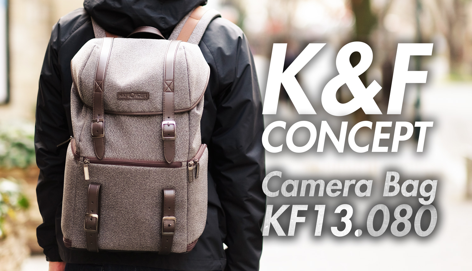 K&F ConceptのカメラバッグKF13.080は、おしゃれで使い勝手も良かった ...